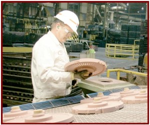 Honda - Sand Molds Used for Casting Brake Discs. The Sand is Recycled AutoInformed.com