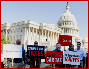 AutoInformed.com on Commerce Dept. Hearings July 2018 with Autoworkers Protesting Job Destroying Trump Tariffs