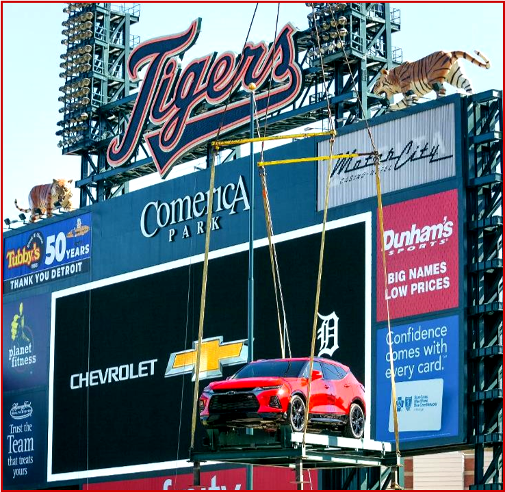 AutoInformed.com on Major League Greed - GM Puts 'Mexican Made Blazer on Display at Comerica Park -March 2019