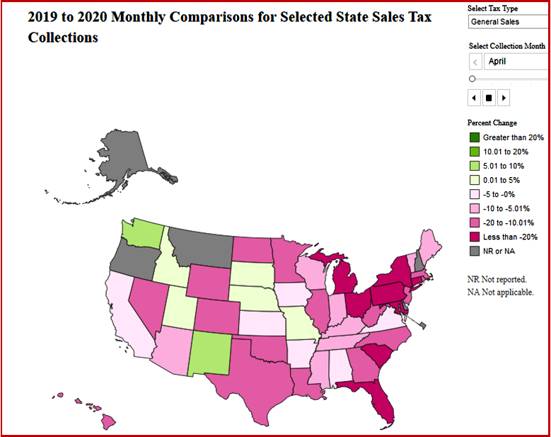 Ken Zino of AutoInformed.com on April 2020 Sales Tax Collection Down Because of Trump's policies