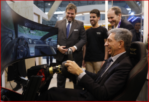 Ken Zino of AutoInformed.com on Carmen Boulogne Driving Sim of Montjuïc Barcelona Debuts