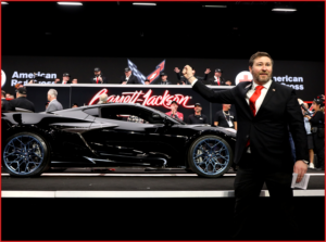 Ken Zino of AutoInformed.com on Corvette 2025 ZR1 VIN 001 at Barrett-Jackson Auction