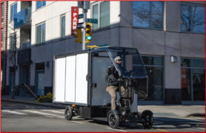 Ken Zino of AutoInformed.com on Bike Lane Delivery - Honda Shows Fastport eQuad Prototype